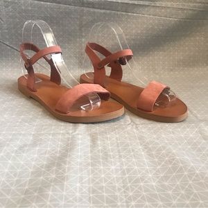 NWOT Pagonis Greek Sandals in Blush Pink Nubuck 8